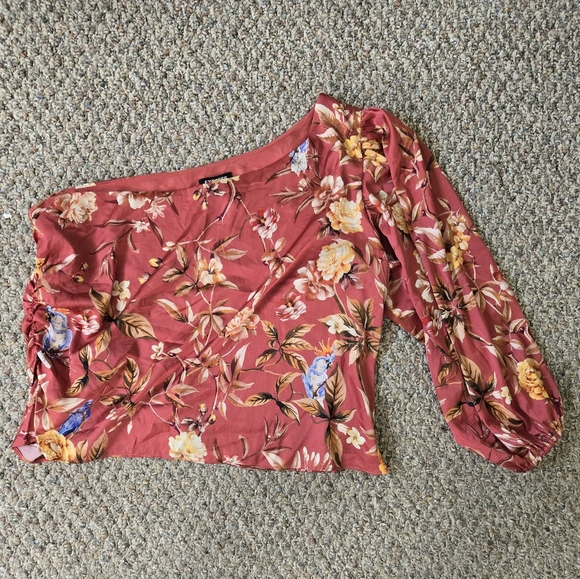 Express Tops - Express One Shoulder Blouse NWT